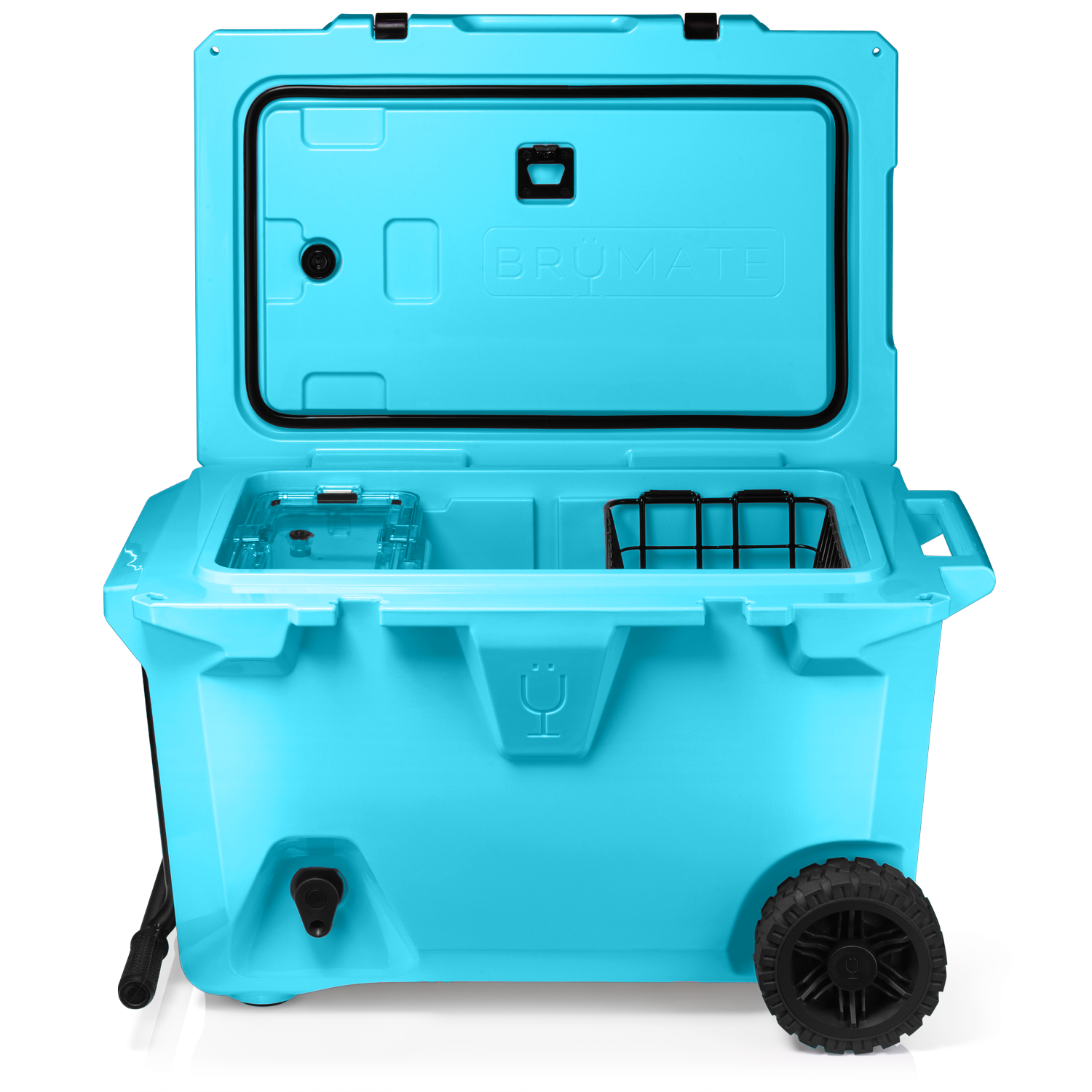 BrüTank 55-Quart Rolling Cooler | Electric Blue