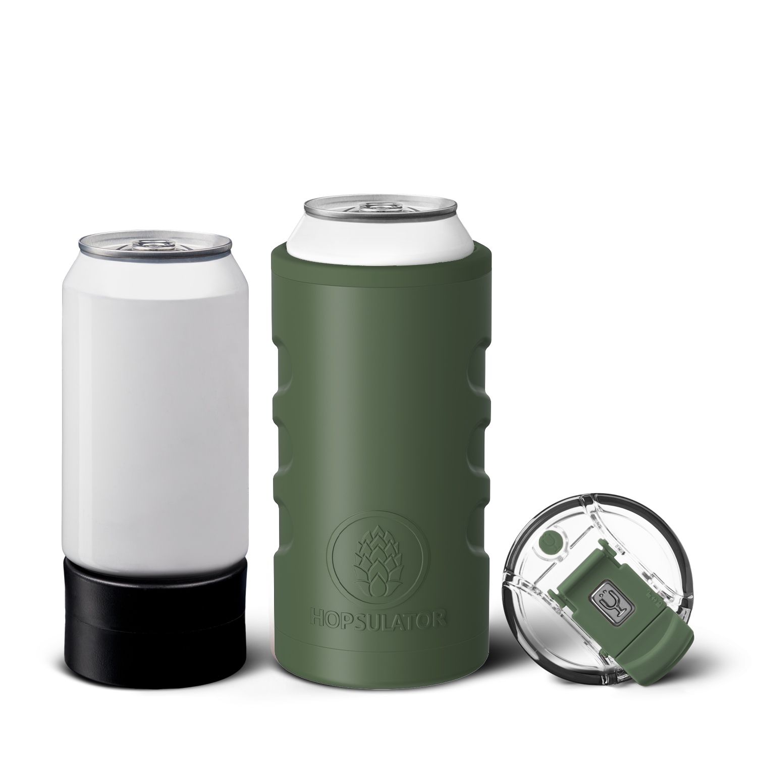 Retro Hopsulator Trio | OD Green | 12/16oz Standard Cans