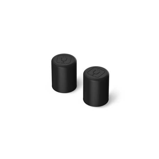 Magnetic Straw Cover | Black | 2-Pack